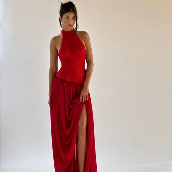 Cherie JOELLE MAXI DRESS Small - Picture 1 of 6
